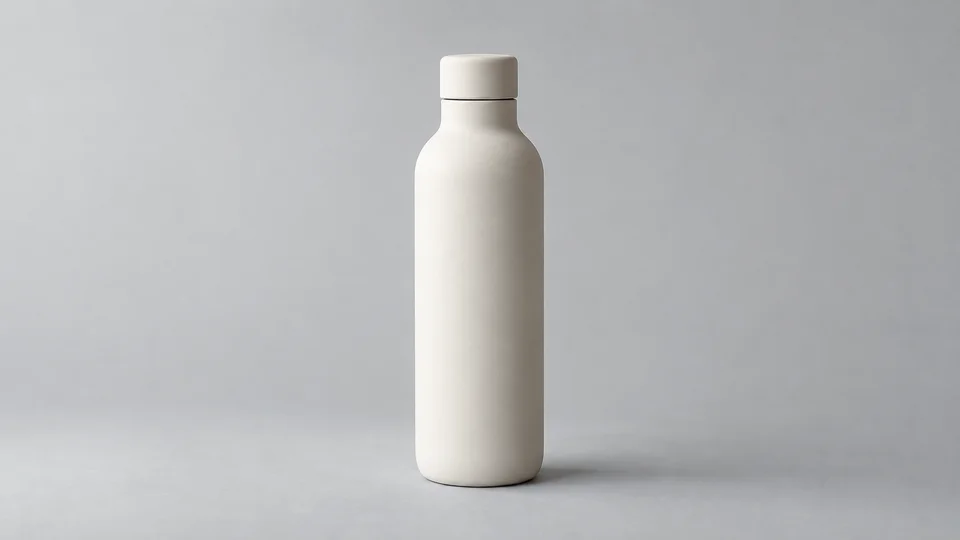 Original ivory bottle on a gray surface