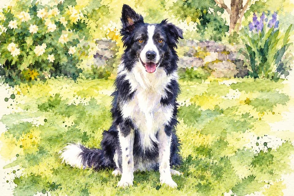 Pet Photo in Watercolor — Watercolor result generated with ImgtoImg