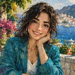 Oil Painting style illustration